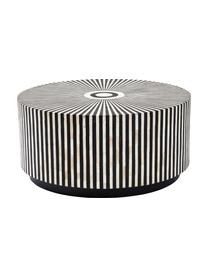 Table basse moderne Electra, Noir, blanc