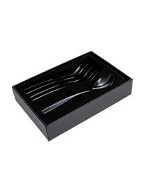 Theelepel Shinko in glanzend zwart, 6 stuks, Edelstaal

Het bestek is gemaakt van roestvrij staal. Het is daardoor duurzaam, roest niet en is bestand tegen bacteriën., Zwart, hoogglans gepolijst, L 14 cm
