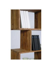 Regal Authentico Zick Zack aus Sheeshamholz, Massives Sheeshamholz, Sheeshamholz, lackiert, B 60 x H 150 cm