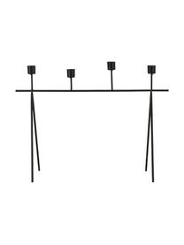 Candelabro Kornel, Metal, recubierto, Negro, Al 215 cm