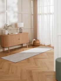In- & Outdoorläufer Arches, 86 % Polypropylen, 14 % Polyester, Grau, Cremeweiß, B 80 x L 250 cm