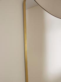 Modern Wandspiegel Goldie mit goldfarbenem Metallrahmen, Rahmen: Metall, pulverbeschichtet, Rückseite: Mitteldichte Holzfaserpla, Spiegelfläche: Spiegelglas, Goldfarben, B 70 x H 140 cm