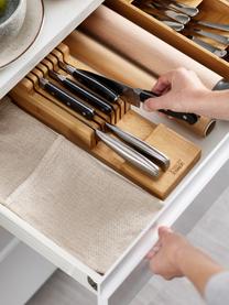 Organizador de cuchillos de bambú DrawerStore, Bambú, Marrón, An 12 x Al 8 cm