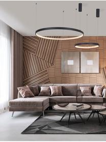 Lampa wisząca LED z funkcją przyciemniania Preston, Czarny, Ø 40 x W 120 cm