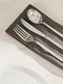 Set posate opaco spazzolato in varie misure Shimmer, Coltello: acciaio inossidabile 13/0, Argentato opaco, 4 persone (20 pz)
