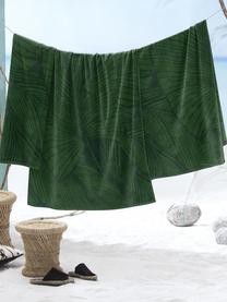 Ręcznik plażowy Puerto, Odcienie zielonego, S 100 x D 180 cm