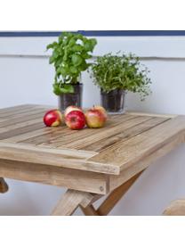 Tavolo da giardino in legno di teak York, 70x70 cm, Legno di teak sabbiato
Certificato V-legal, Teak, Larg. 70 x Alt. 73 cm