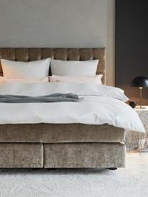 Funda nórdica de satén Comfort, Blanco, Cama 180/200 cm (260 x 220 cm)