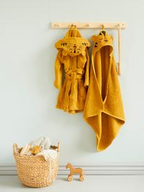 Ręcznik dla dzieci z bawełny organicznej Tiger, 100% bawełna organiczna z certyfikatem GOTS, Brunatnożółty, S 72 x D 72 cm