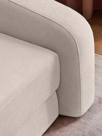 Canapé convertible 3 places Eliot, Tissu gris clair, larg. 230 x haut. 70 cm