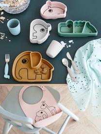Assiette bébé Stick & Stay Croco, Silicone, sans danger pour les aliments Le silicone est doux et durable, résistant à la chaleur et convient pour une utilisation dans les micro-ondes, les fours et les congélateurs., Vert, larg. 21 cm x haut. 3 cm