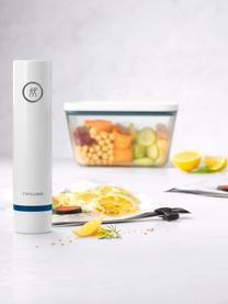 Vakuum Starterset Fresh & Save aus Glas, 7-tlg., Box: Glas, Behälter: Kunststoff, Weiß, Set mit verschiedenen Größen