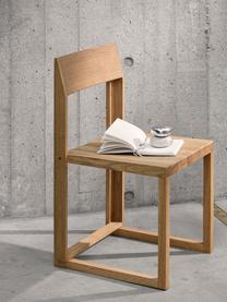 Dřevěná židle z dubového dřeva Outline, Olejované dubové dřevo, certifikace FSC, Dubové dřevo, Š 46 cm, H 46 cm