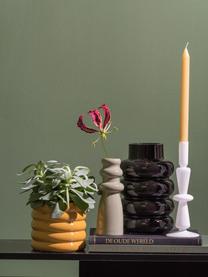 Keramik-Vase Bobbly Glazed, Keramik, Schwarz, Ø 15 x H 24 cm