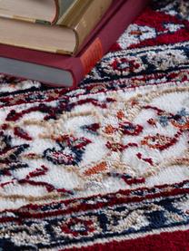 Gemusterter Teppich Isfahan in Dunkelrot im Orient Style, 100% Polyester, Dunkelrot, Mehrfarbig, B 80 x L 150 cm (Größe XS)