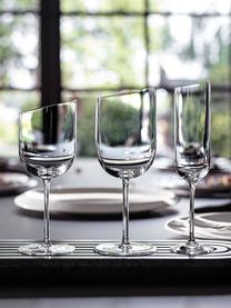 Copas de vino tinto NewMoon, 4 uds., Vidrio, Transparente, Ø 8 x Al 22 cm, 405 ml