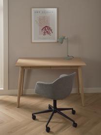 Petit bureau en bois de chêne Marte, Bois de chêne, larg. 120 x prof. 60 cm