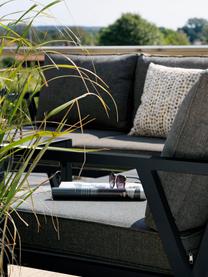Salotto da giardino in alluminio Rana 2 pz, Struttura: alluminio verniciato a po, Rivestimento: textilene, Nero, Set in varie misure
