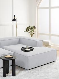 Modulo angolare Lennon, Rivestimento: 100% poliestere Con 115.0, Struttura: legno di pino massiccio, , Piedini: plastica, Tessuto grigio chiaro, Larg. 119 x Prof. 180 cm, chaise-longue a destra