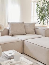 Cojín para sofá de pana Lennon, Tapizado: pana (92% poliéster, 8% p, Beige, An 60 x L 60 cm