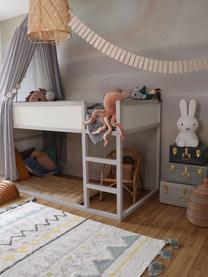 Tappeto in cotone con nappe Azteca, Retro: cotone riciclato, Multicolore, Larg. 120 x Lung. 160 cm (taglia S)