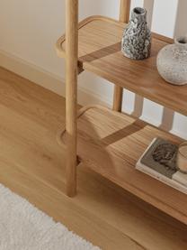 Scaffale in legno di quercia Libby, Ripiani: legno di quercia massicci, Struttura: legno di quercia massicci, Legno di quercia, Larg. 100 x Alt. 148 cm