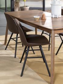 Table extensible bois de noyer Glimps, Bois de noyer, larg. de 180 à 240 x prof. 90 cm