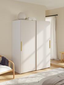 Armario modular Simone, 2 puertas correderas (150 cm), diferentes variantes, Estructura: aglomerado con certificad, Madera, beige, Interior Basic (An 150 x Al 200 cm)