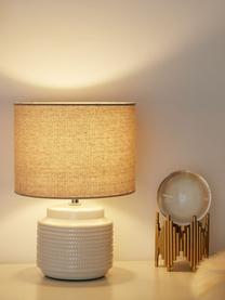 Petite lampe à poser beige Bright Soul, Beige avec une bordure foncée, Ø 18 x haut. 30 cm