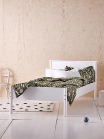 Kinderbett Girona aus Holz, 90 x 200 cm, Mitteldichte Holzfaserplatte (MDF), Holz und Sperrholz, Weiß, B 90 x L 200 cm