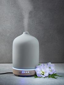 Diffuseur électrique LED Cloud Nine, Céramique, plastique, métal, Gris, beige, Ø 9 x haut. 16 cm