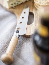 Käsemesser Henny mit Griff aus Eichenholz, Messer: Rostfreier Stahl, Griff: Eichenholz, Eichenholz, Silberfarben, L 21 cm