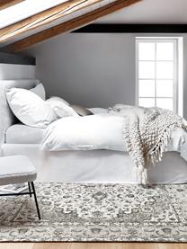 Funda nórdica de franela Biba, Blanco, Cama 90 cm (155 x 220 cm)