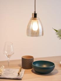 Lampa wisząca ze szkła Gleaming, Odcienie złotego, odcienie bursztynowego, Ø 13 x W 14 cm