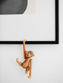 Dekoracja z drewna tekowego Monkey, Drewno tekowe, drewno limba, lakierowane, Drewno tekowe, drewno limba, S 20 x W 19 cm