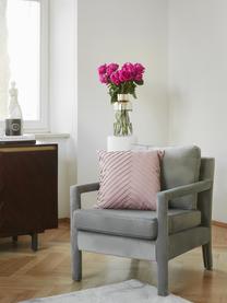Housse de coussin 45x45 velours vieux rose Lucie, 100 % velours de polyester
Veuillez considérer que la couleur du velours paraît plus claire ou plus foncée en fonction de la source lumineuse et de l'orientation des fibres, Vieux rose, larg. 45 x long. 45 cm