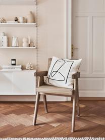 Stolička s opierkami s viedenským výpletom Sissi, Svetlé drevo, B 52 x T 58 cm