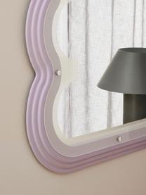 Wandspiegel Glenn mit violettem Acryl-Rahmen, Rahmen: Acryl, Rückseite: Mitteldichte Holzfaserpla, Spiegelfläche: Spiegelglas, Lila, B 70 x H 100 cm