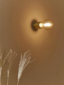 Kleine wand- en plafondspot Chanty in goudkleur, Lamp: vermessingd metaal, Geborsteld messingkleurig, Ø 6 cm, D 7 cm