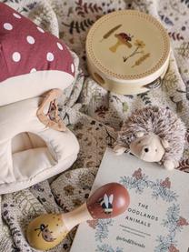Set peluche Gaston 2 pz, Rivestimento: 50% cotone, 50% lino, Rosso, beige, bianco, marrone, Larg. 26 x Alt. 29 cm