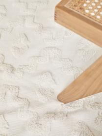 Okrągły dywan z bawełny Idris, 100% bawełna, Kremowy, Ø 120 cm (Rozmiar S)