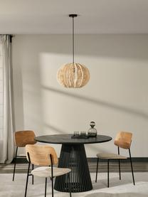 Dřevěná židle s čalouněným sedákem Nadja, 2 ks, Béžová, světlé dřevo, Š 51 cm, H 52 cm
