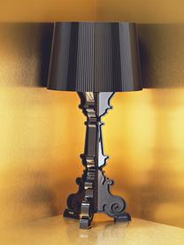 Lámpara de mesa grande LED regulable de diseño Bourgie, Policarbonato con certificado Greenguard, Negro, Ø 37 x Al 68-78 cm