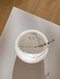 Miska z marmuru Lorka, Marmur, Biały, Ø 13 x W 5 cm