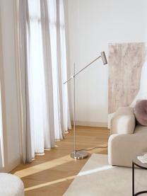 Lampa do czytania Cassandra, Odcienie srebrnego, matowy, S 75 x W 152 cm