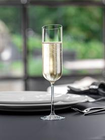Kieliszek do szampana NewMoon, 4 szt., Szkło, Transparentny, Ø 5 x W 23 cm, 170 ml