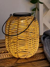 Solar Außenleuchte Sunshine Treasure zum Hängen oder Stellen, Lampenschirm: Polyrattan, Beige, Ø 16 x H 20 cm