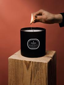 Bougie parfumée à trois mèches Black Magic (bois de cèdre, vétiver et patchouli), Noir, crème, Ø 12 x haut. 11 cm