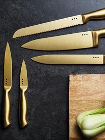 Messer-Set Master Class, 6-tlg., Stahl, beschichtet, Schwarz, Messingfarben, Sondergrößen