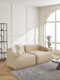 Canapé modulable 2 places Sofia, Tissu beige, larg. 192 x prof. 95 cm